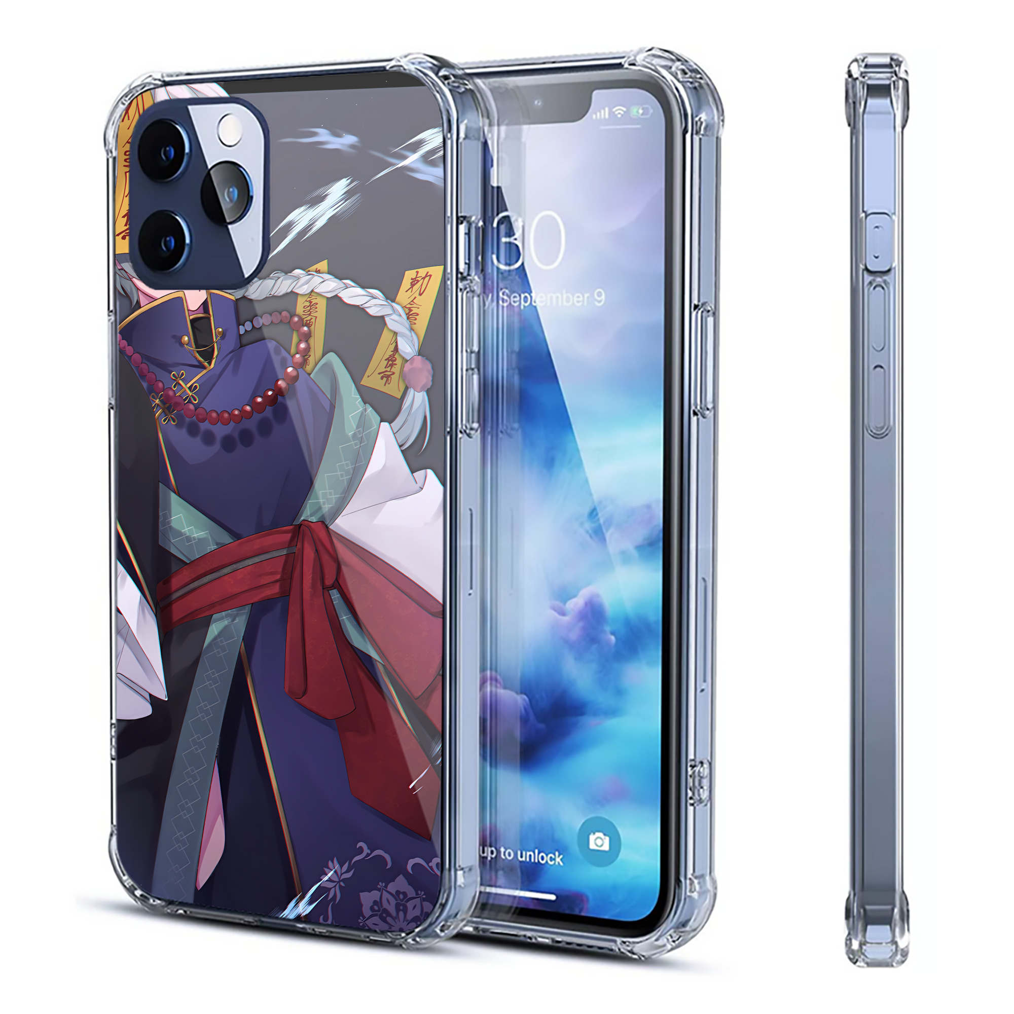 （画像用） 文豪ストレイドッグス Bungo Stray Dogs 【iPhone 12シリーズ対応】透明スマホケース（クリアソフトケース）